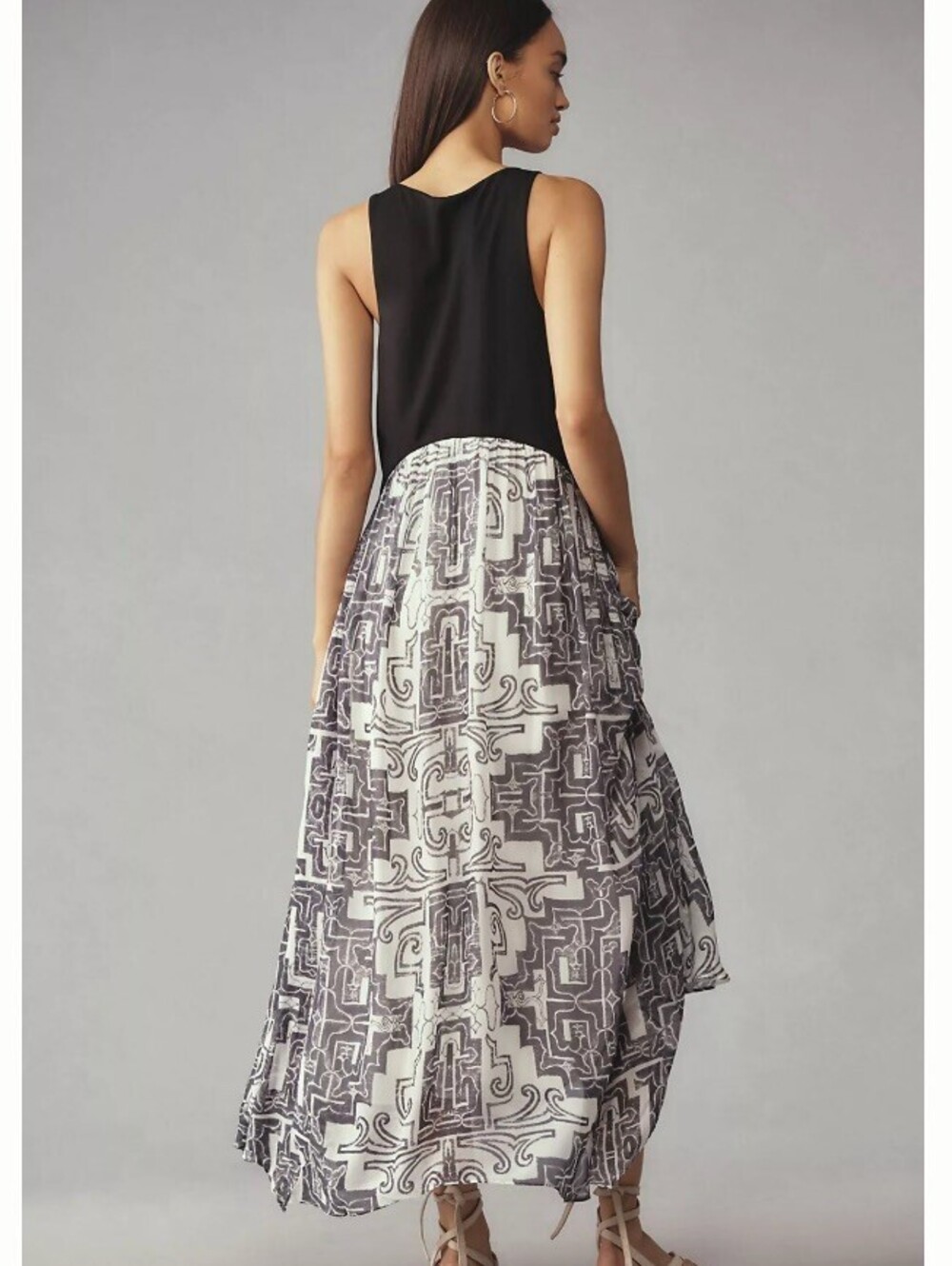 By Anthropologie Sleeveless Scoop-Neck Maxi Dress Size XS - Picture 3 of 10